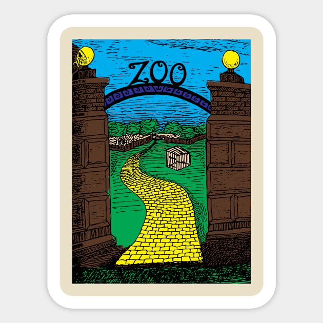 Z is for Zoo Sticker by Chuck McCarthy